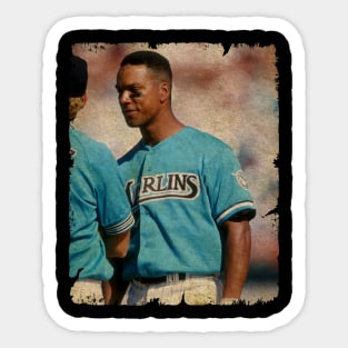 Moises Alou in Miami Marlins Sticker